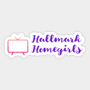 Hallmark Homegirls Logo Sticker
